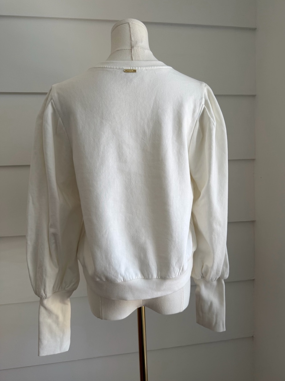 Cleobella Indi Sweatshirt - Ivory size M - Picture 5 of 9